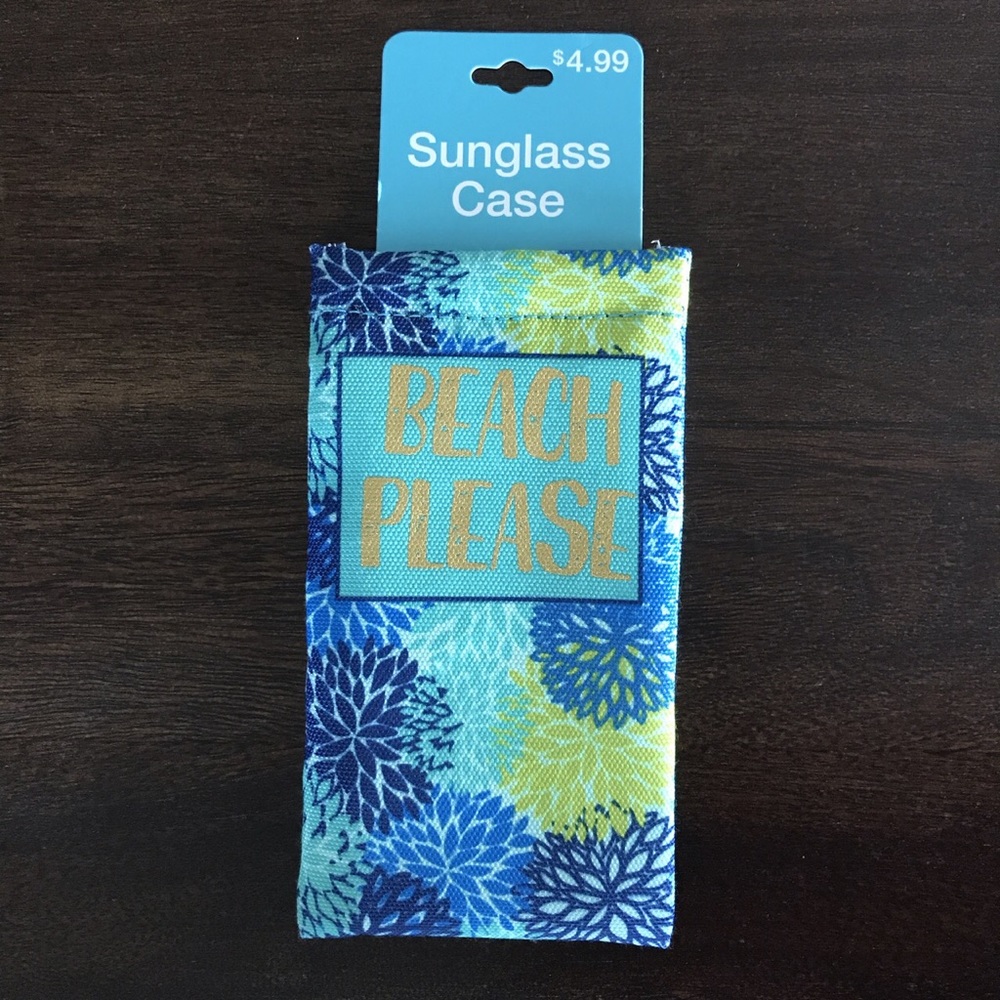 Beach Please Sunglasses or Eyeglasses Case NWT